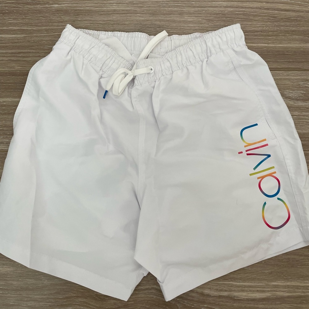 Calvin Klein pride swim trunks mens size small